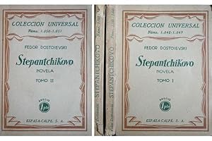 Seller image for Stepantchikovo. Traduccin de Ricardo Baeza y R. Zhukovski. for sale by Hesperia Libros