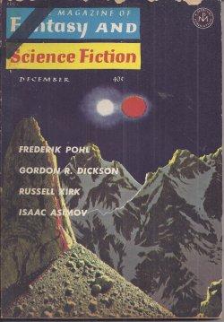Bild des Verkufers fr The Magazine of FANTASY AND SCIENCE FICTION (F&SF): December, Dec. 1962 zum Verkauf von Books from the Crypt