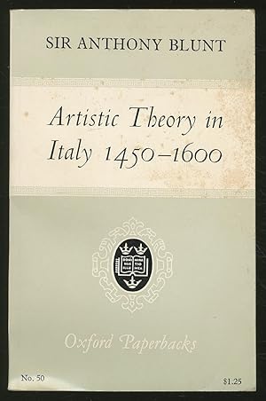 Bild des Verkufers fr Artistic Theory in Italy 1450 - 1600 zum Verkauf von Between the Covers-Rare Books, Inc. ABAA