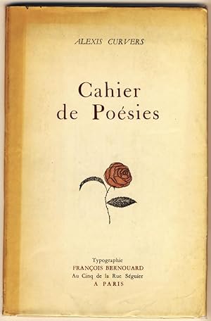 Cahier de Poésies (1922-1949)