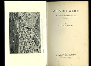 Seller image for As You Were: A Cavalcade of Ordinary People for sale by Little Stour Books PBFA Member