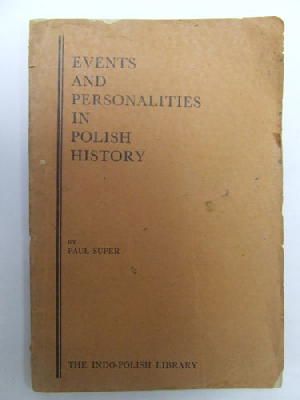 Seller image for Events and Personalities in Polish History (Baltic Pocket Library). for sale by Kennys Bookstore