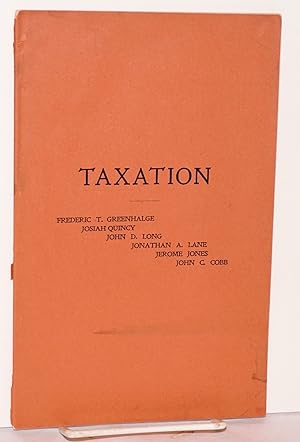 Imagen del vendedor de Reform in taxation: with editorials from the Boston papers a la venta por Bolerium Books Inc.