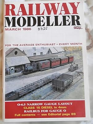 Railway Modeller - March 1986 - Vol 37 No: 425