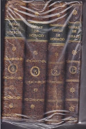 OBRAS DE HORACIO (Latín/castellano) (4 volumenes)