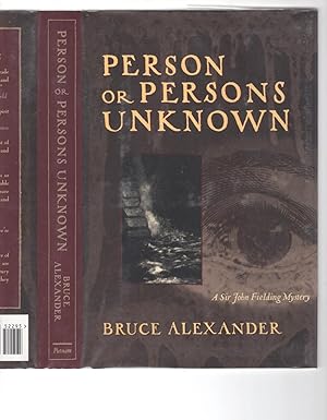 Seller image for PERSON OR PERSONS UNKNOWN. [SIGNED] for sale by Monroe Stahr Books