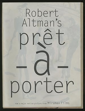 Bild des Verkufers fr Robert Altman's prt--porter zum Verkauf von Between the Covers-Rare Books, Inc. ABAA