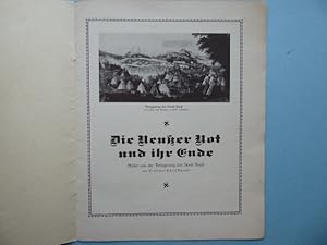 Die Neusser Not und ihr Ende. Bilder aus der Belagerung der Stadt Neuss 1474 / 75.