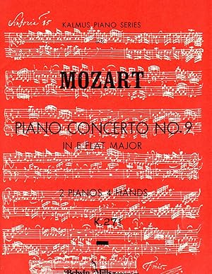 Seller image for Piano Concerto No. 9 (# 9) in E Flat Major, K. 271 (reduction for two pianos) for sale by Cameron-Wolfe Booksellers