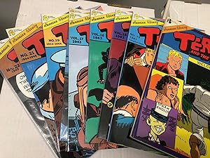 Seller image for Terry and the Pirates Series- Set of 9 Graphic Novels: #1 Welcome to China!, #13, #15 The Return of Normandie, #16 Rouge, #17, #18 Taffy at War, #19 Joker Among Aces, #21 Pat's Back and #22. for sale by CKR Inc.