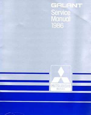 Seller image for GALANT SERVICE MANUAL 1986 for sale by Round Table Books, LLC