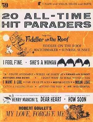 20 ALL-TIME HIT PARADERS # 59 ( C FLUTE AND VIOLIN SOLOS AND DUETS)