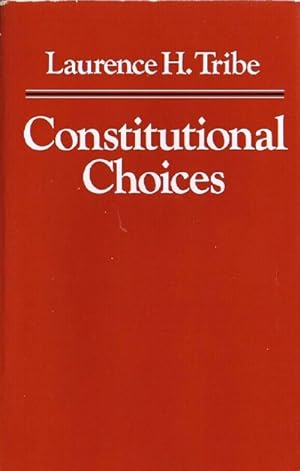 Imagen del vendedor de Constitutional Choices a la venta por Round Table Books, LLC