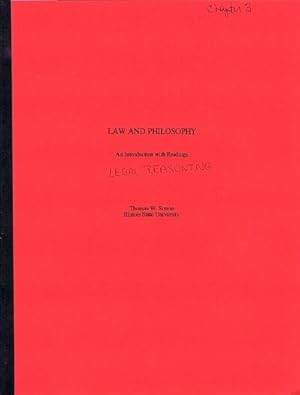 Law and Philosophy: Chapter 3: Legal Reasoning (Author's Bound Galley)