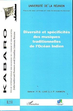 Seller image for DIVERSITE ET SPECIFICITES DES MUSIQUES TRADITIONNELLES DE L'OCEAN INDIEN (in Kabaro) for sale by Jean-Louis Boglio Maritime Books