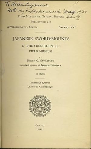 Japanese Sword-mounts in the Collections of the Field Museum