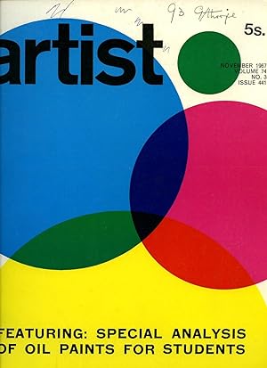 Image du vendeur pour The Artist: Volume 74 No. 3 Issue 441 mis en vente par Little Stour Books PBFA Member