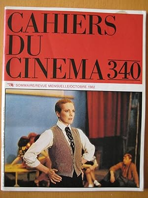 Cahiers du cinéma 340, Octobre 1982.