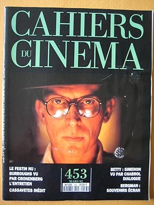 Cahiers du cinéma 453, Mars 1992