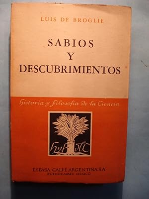 Imagen del vendedor de SABIOS Y DESCUBRIMIENTOS a la venta por Ernesto Julin Friedenthal