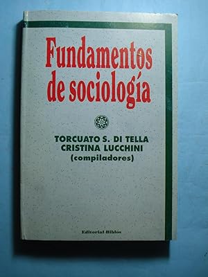 Immagine del venditore per FUNDAMENTOS DE SOCIOLOGA venduto da Ernesto Julin Friedenthal