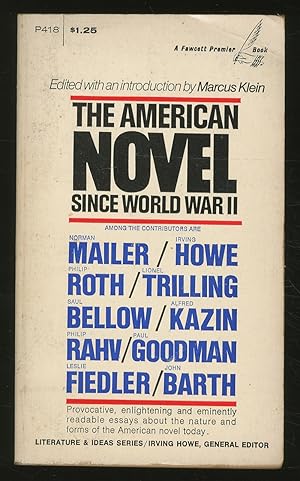 Image du vendeur pour The American Novel Since World War II mis en vente par Between the Covers-Rare Books, Inc. ABAA