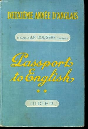 Seller image for PASSEPORT TO ENGLISH II for sale by Le-Livre
