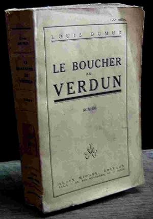 Immagine del venditore per LE BOUCHER DE VERDUN venduto da Livres 113