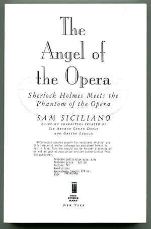 THE ANGEL OF THE OPERA