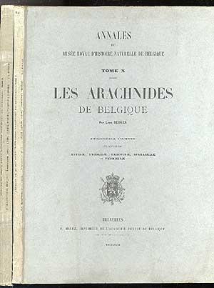 Bild des Verkufers fr Les Arachnides de Belgique (Book X) zum Verkauf von Between the Covers-Rare Books, Inc. ABAA