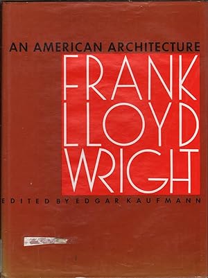 Image du vendeur pour An American Architecture mis en vente par Jonathan Grobe Books