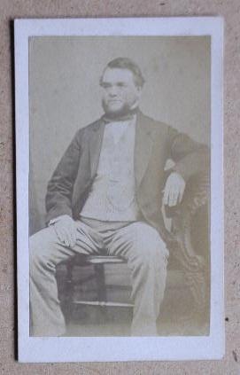 Seller image for Carte De Visite Photograph. Portrait of a Seated Older Gentleman. for sale by N. G. Lawrie Books