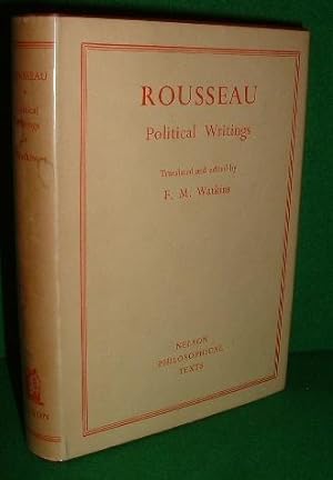 ROUSSEAU POLITICAL WRITINGS Containing The Social Contract, Considerations on the Government of P...