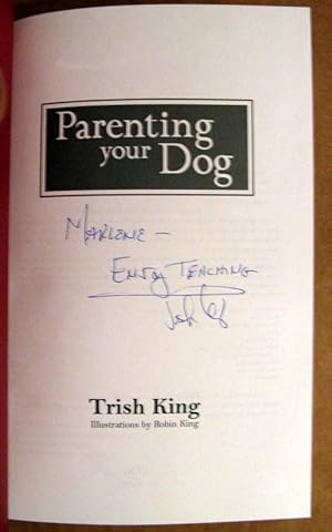 Imagen del vendedor de Parenting Your Dog a la venta por Trilby & Co. Books