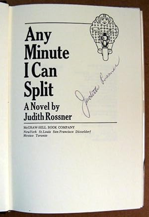 Seller image for Any Minute I Can Split for sale by Trilby & Co. Books