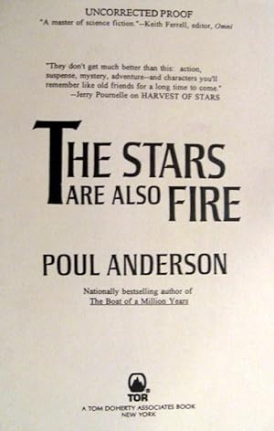 Bild des Verkufers fr The Stars Are Also Fire zum Verkauf von Trilby & Co. Books