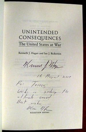 Imagen del vendedor de Unintended Consequences: The United States at War a la venta por Trilby & Co. Books