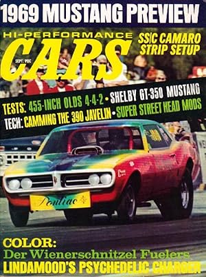 Bild des Verkufers fr Hi-Performance Cars: The Automotive Magazine (September 1968) zum Verkauf von Clausen Books, RMABA
