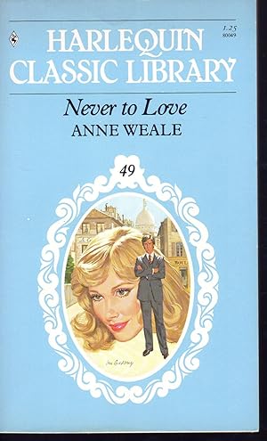 Never to Love (Harlequin Classic Library #49)