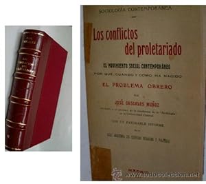 Seller image for LOS CONFLICTOS DEL PROLETARIADO Y EL MOVIMIENTO SOCIAL CONTEMPORANEO for sale by Librera Maestro Gozalbo