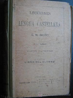 LECCIONES DE LENGUA CASTELLANA