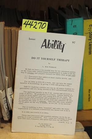 Image du vendeur pour Ability Magazine: Do It Yourself Therapy - Issue 97 mis en vente par Princeton Antiques Bookshop