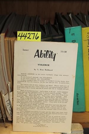 Image du vendeur pour Ability Magazine: Violence - Issue 104M mis en vente par Princeton Antiques Bookshop
