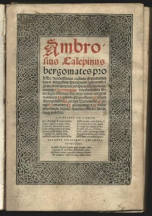 Bild des Verkufers fr Dictionum latinarum et graecarum i(n)terpretes perspicacissimius omniuque Cornucopiae vocabolarum itertor sagacisimmus ita ut in unum coegerit volumen zum Verkauf von LIBRERIA ANTIQUARIA PIEMONTESE