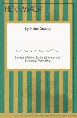Seller image for Lyrik des Ostens. for sale by HENNWACK - Berlins grtes Antiquariat