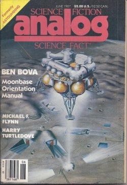 Bild des Verkufers fr ANALOG Science Fiction/ Science Fact: June 1987 zum Verkauf von Books from the Crypt