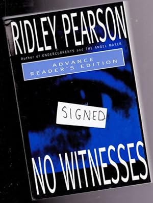 Seller image for No Witnesses -- 3rd book in the "Boldt / Matthews" series -(SIGNED BY AUTHOR with Sherlock Holmes tie-in)- for sale by Nessa Books