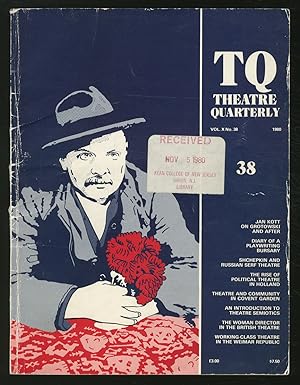 Bild des Verkufers fr TQ: Theatre Quarterly: Vol. X, No. 38, Summer 1980 zum Verkauf von Between the Covers-Rare Books, Inc. ABAA