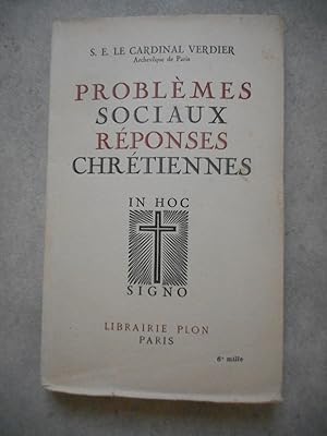 Immagine del venditore per Probl�mes sociaux - r�ponses chr�tiennes venduto da Frederic Delbos