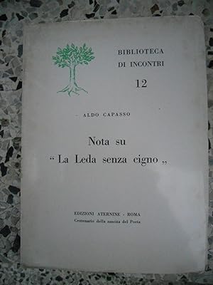 Seller image for Nota su "La Leda senza cigno" for sale by Frederic Delbos